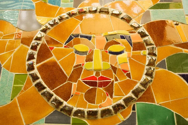 Renkli mozaik güneş — Stok fotoğraf