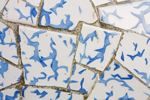 Cerâmica partida, trencadis, Gaudi . — Fotografia de Stock