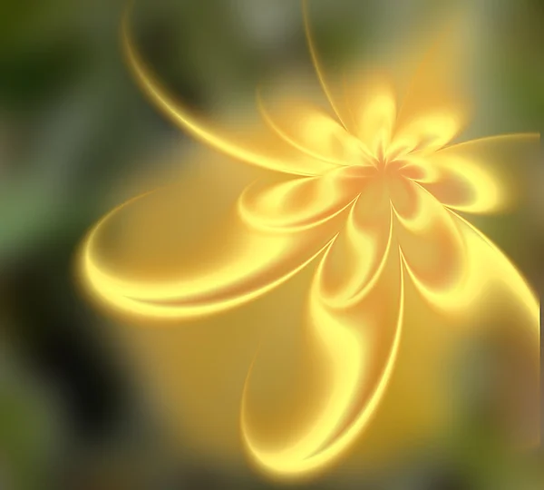 Goldene Blume Stockfoto