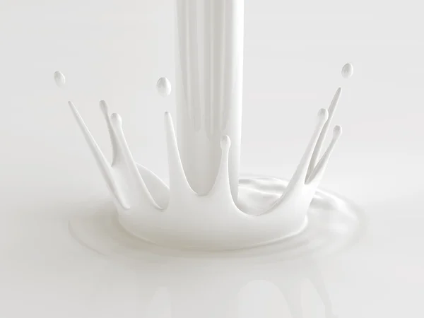 Pouring Milk Closeup — Stock Photo, Image