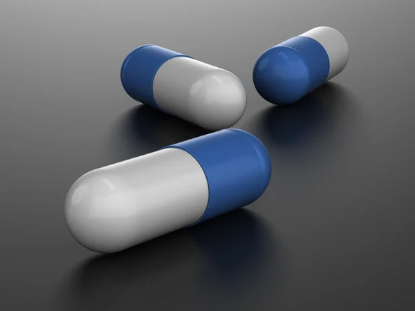 stock image Gel capsule pills