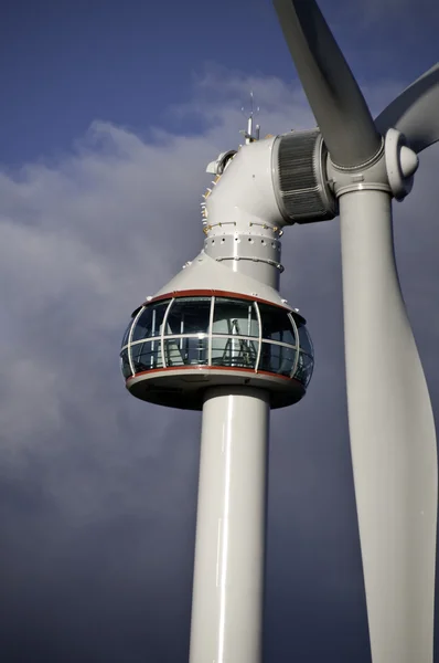 WInd turbine Observatory deck — Stock Photo, Image