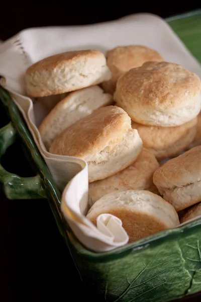 stock image Homemade Biscuits in a Basket