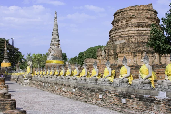 Ayuthaya chrám v Thajsku — Stock fotografie
