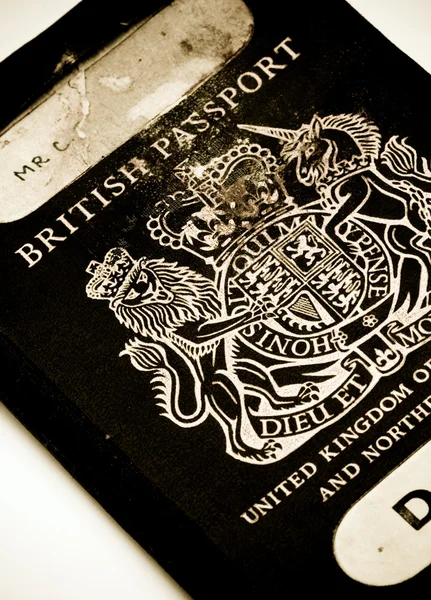 Old passport — Stock Photo, Image