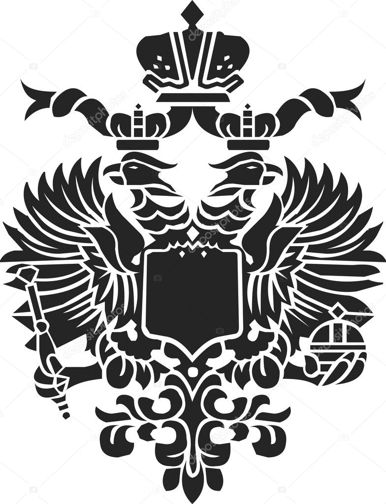 Vector eagle emblem