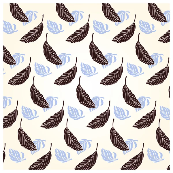 Feather pattern — Stock Vector