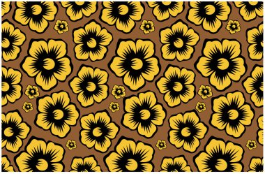 Abstract floral pattern1 clipart