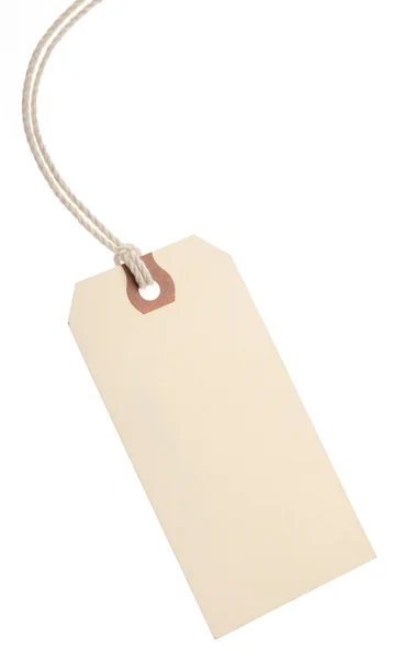 stock image Blank Paper Tag