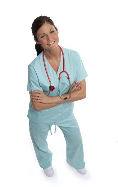 Bardzo kobiece pracowników służby zdrowia — Zdjęcie stockowe