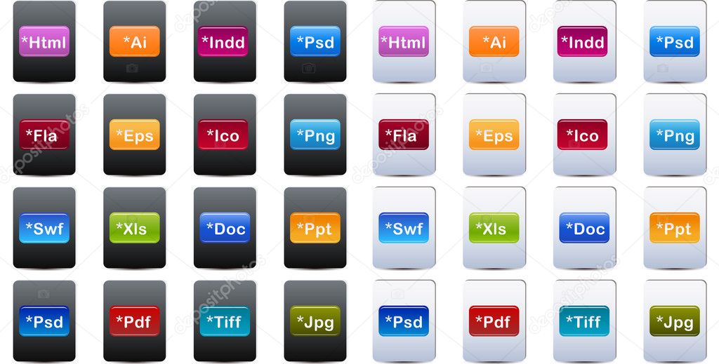 Document and File Type Icons