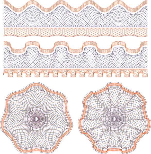 Éléments vectoriels pour vierge sécurisé et certificat — Image vectorielle