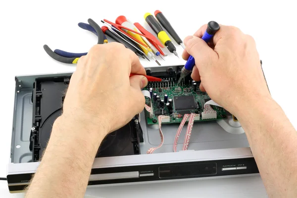 Repair of the DVD Player — Stock Photo, Image