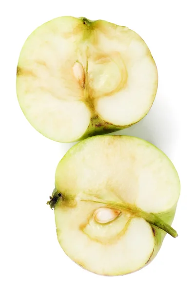 Macro di mela acida acida verde — Foto Stock