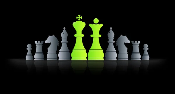 Šachový král — Stock fotografie