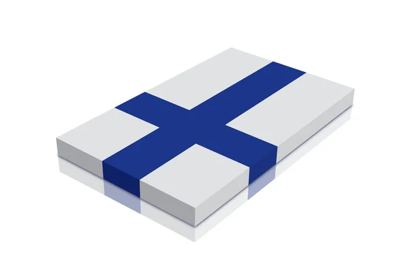 Flaga Finlandia — Zdjęcie stockowe