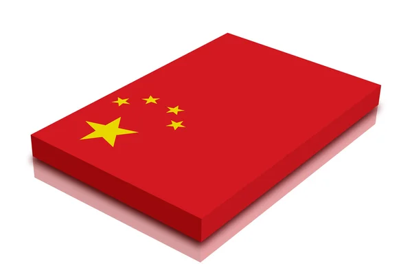 Chinesische Flagge lizenzfreie Stockfotos