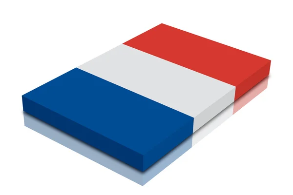 Frankreich-Flagge lizenzfreie Stockfotos