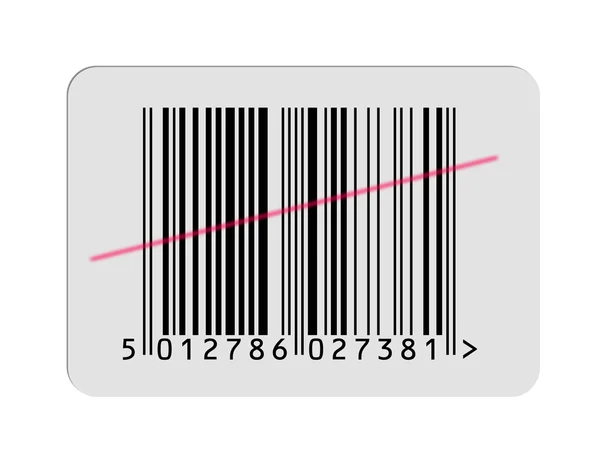 stock image Barcode on White