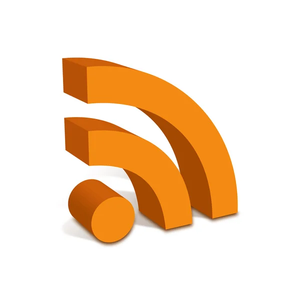 RSS Feed icono — Foto de Stock