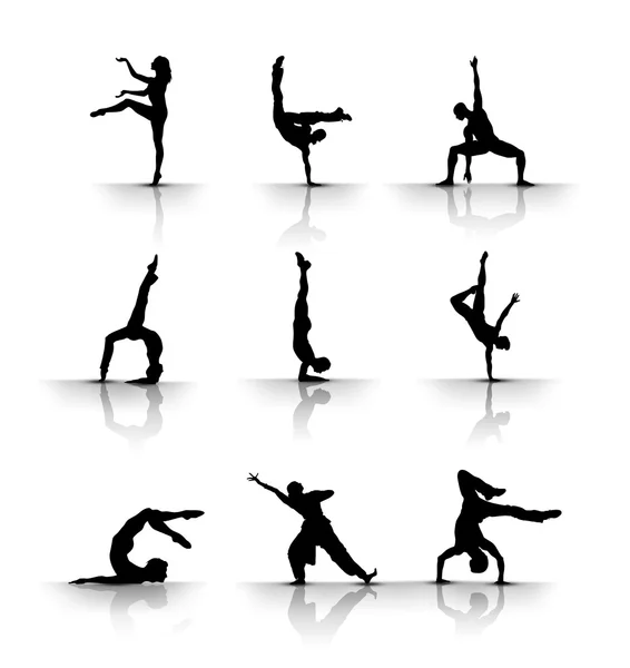 Dança & ginástica — Fotografia de Stock