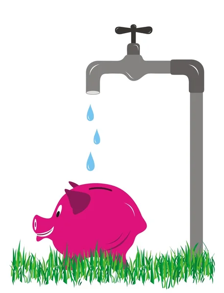 Bespaar water — Stockfoto