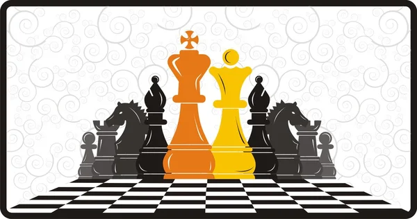 Šachový král — Stock fotografie