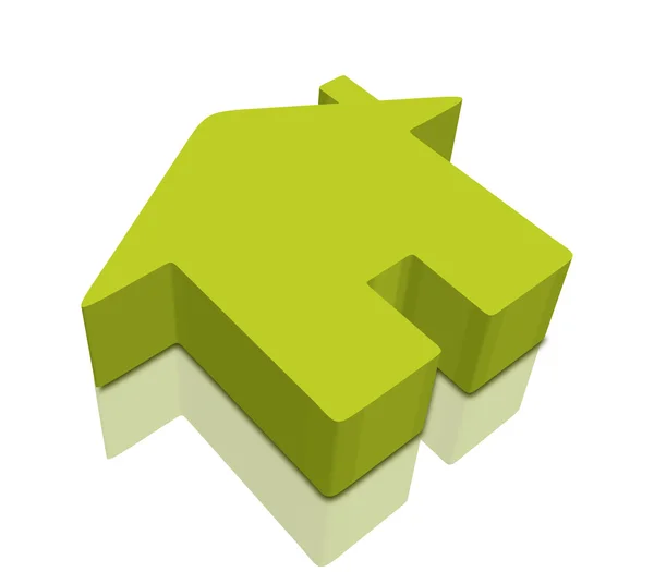 3D Home icon — Stock Photo, Image