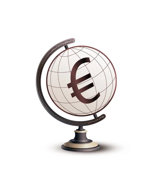 全球货币欧元 — 图库照片