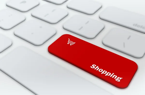 Online-Einkauf Stockfoto