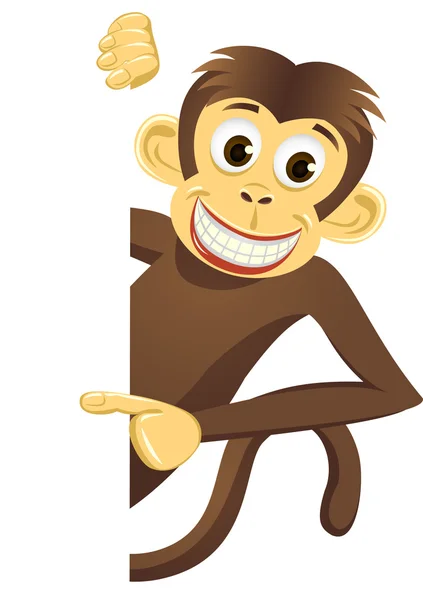 Cute monkey — Stock Vector