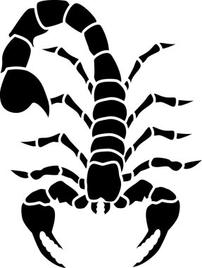 Scorpion tatoo clipart