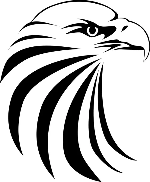 Tête d'aigle — Image vectorielle