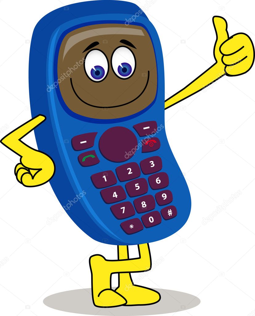 Mobile phone character