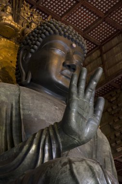 Great Buddha statue in Nara, Japan clipart