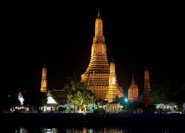 Wat Arun temple - Bangkok, Thailand clipart