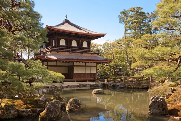 Храм Гинкакудзи - Киото, Япония — стоковое фото