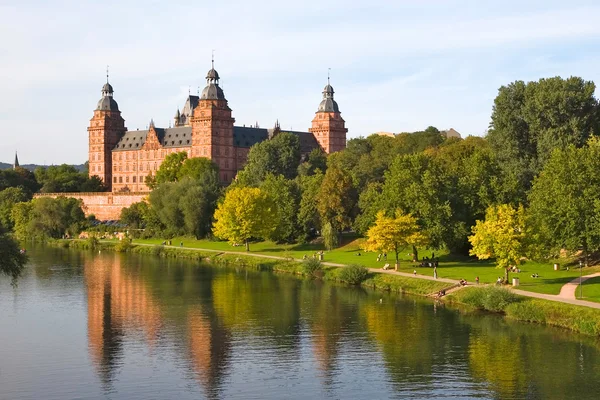 Замок в Ашаффенбурге, Германия Стоковая Картинка