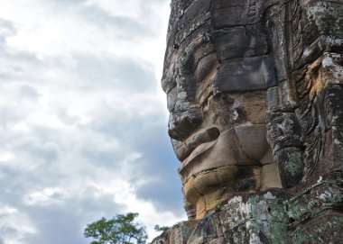 Angkor, Cambodia - Bayon Temple clipart