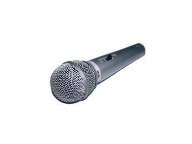 Microphone on a white background clipart