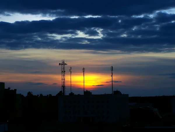 stock image Multi-colored evening sky