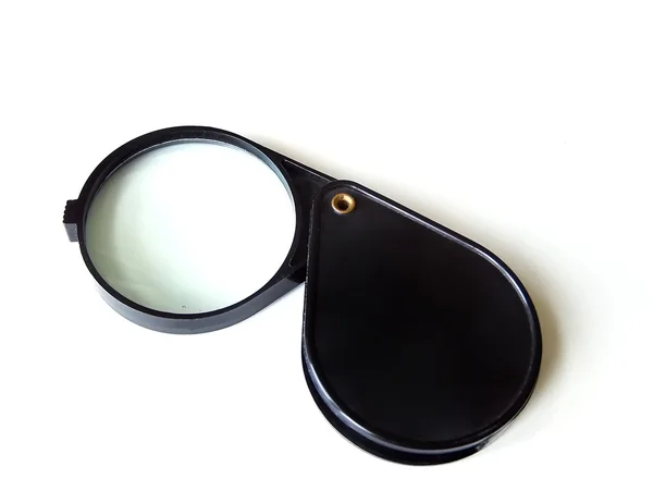 Magnifying glass on a white background — Stock Photo, Image