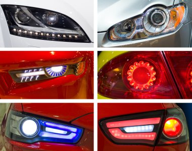 Car's headlight clipart