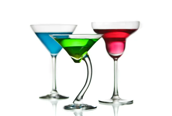 Cocktail glasses — Stock Photo, Image