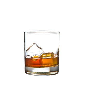 Glass of whiskey clipart