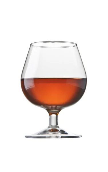 Brandy vidrio de coñac aislado Imagen De Stock