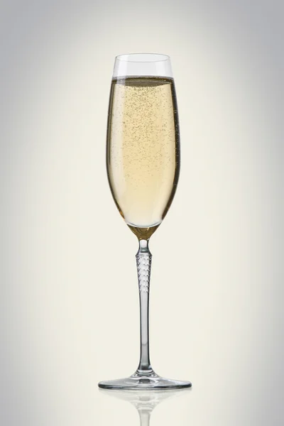 Kieliszek szampana eleganckie — Zdjęcie stockowe
