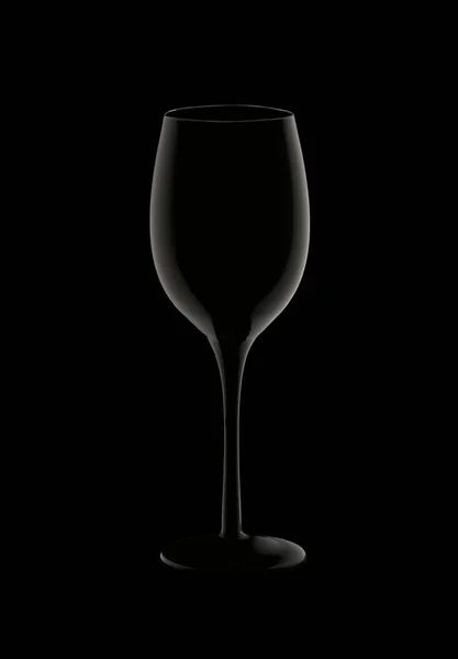 Svart glas på svart — Stockfoto