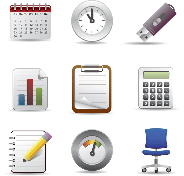 Office pictogram set1 — Stockvector