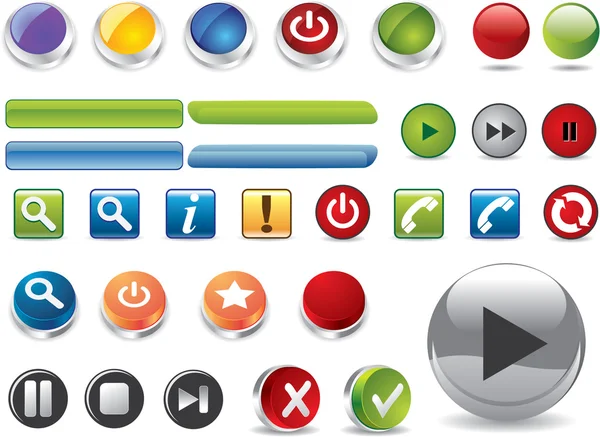 stock vector Web buttons